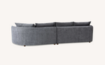 Load image into Gallery viewer, Aluxo Rubin Corner Chaise in Charcoal Boucle
