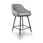 Load image into Gallery viewer, 2 X in a Box, Velvet Grey Bar Stool
