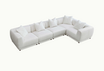 Load image into Gallery viewer, Lottie Modular Corner Group in Polar Boucle with Footstool
