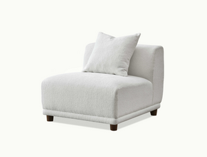 Lottie Modular Corner Group in Polar Boucle with Footstool