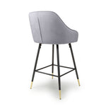 Load image into Gallery viewer, 2 X in a Box, Velvet Grey Bar Stool
