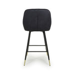 Load image into Gallery viewer, 2 X in a Box, Velvet Black Bar Stool
