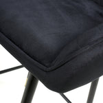 Load image into Gallery viewer, 2 X in a Box, Velvet Black Bar Stool
