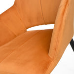 Load image into Gallery viewer, 2x in a Box, Velvet Burnt Orange Dining Chair
