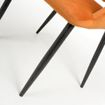 Load image into Gallery viewer, 2x in a Box, Velvet Burnt Orange Dining Chair
