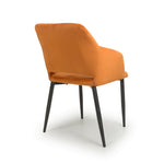 Load image into Gallery viewer, 2x in a Box, Velvet Burnt Orange Dining Chair
