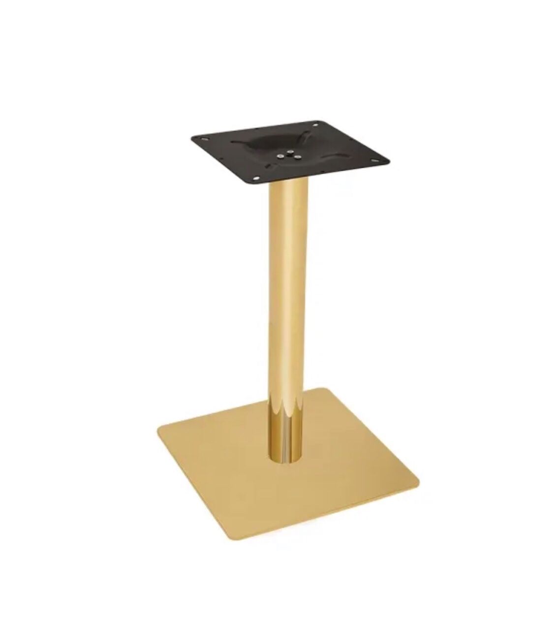 Gold Brushed Stainless Steel Table Base