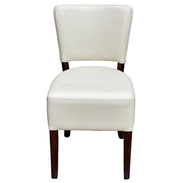 Memphis Standard Side Chair (Vena Ivory / Walnut)