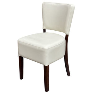 Memphis Standard Side Chair (Vena Ivory / Walnut)