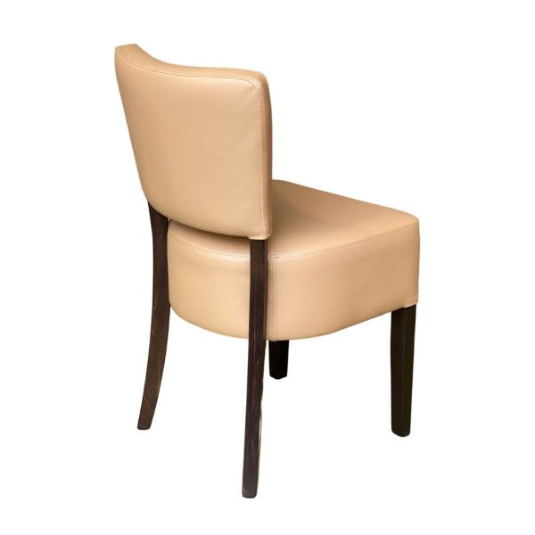 Memphis Standard Side Chair (Vena Cappuccino / Walnut)