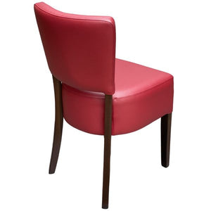 Memphis Standard Side Chair (Vena Wine / Walnut)