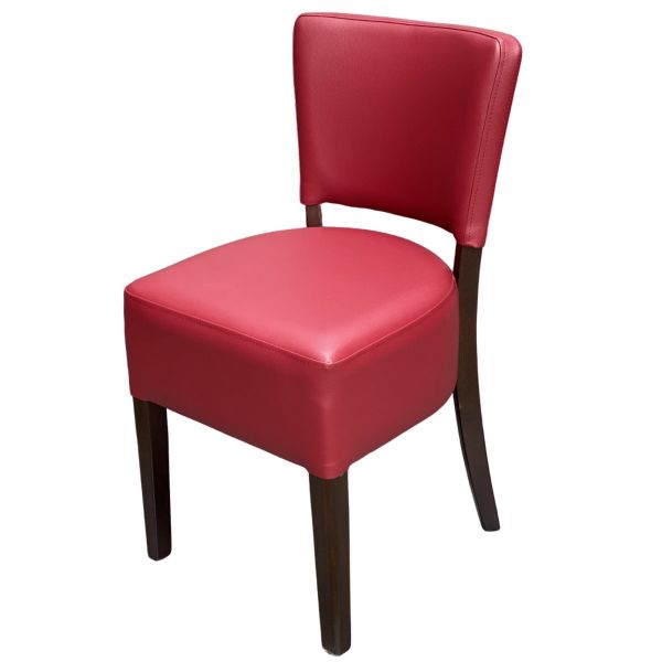 Memphis Standard Side Chair (Vena Wine / Walnut)