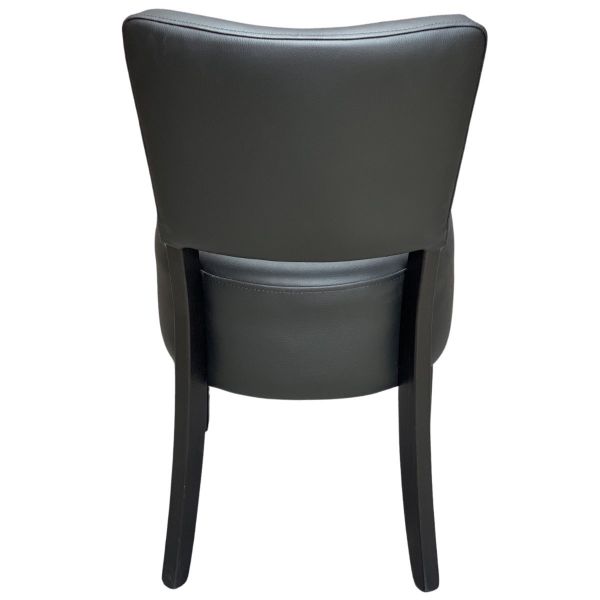 Memphis Standard Side Chair (Vena Black / Walnut)